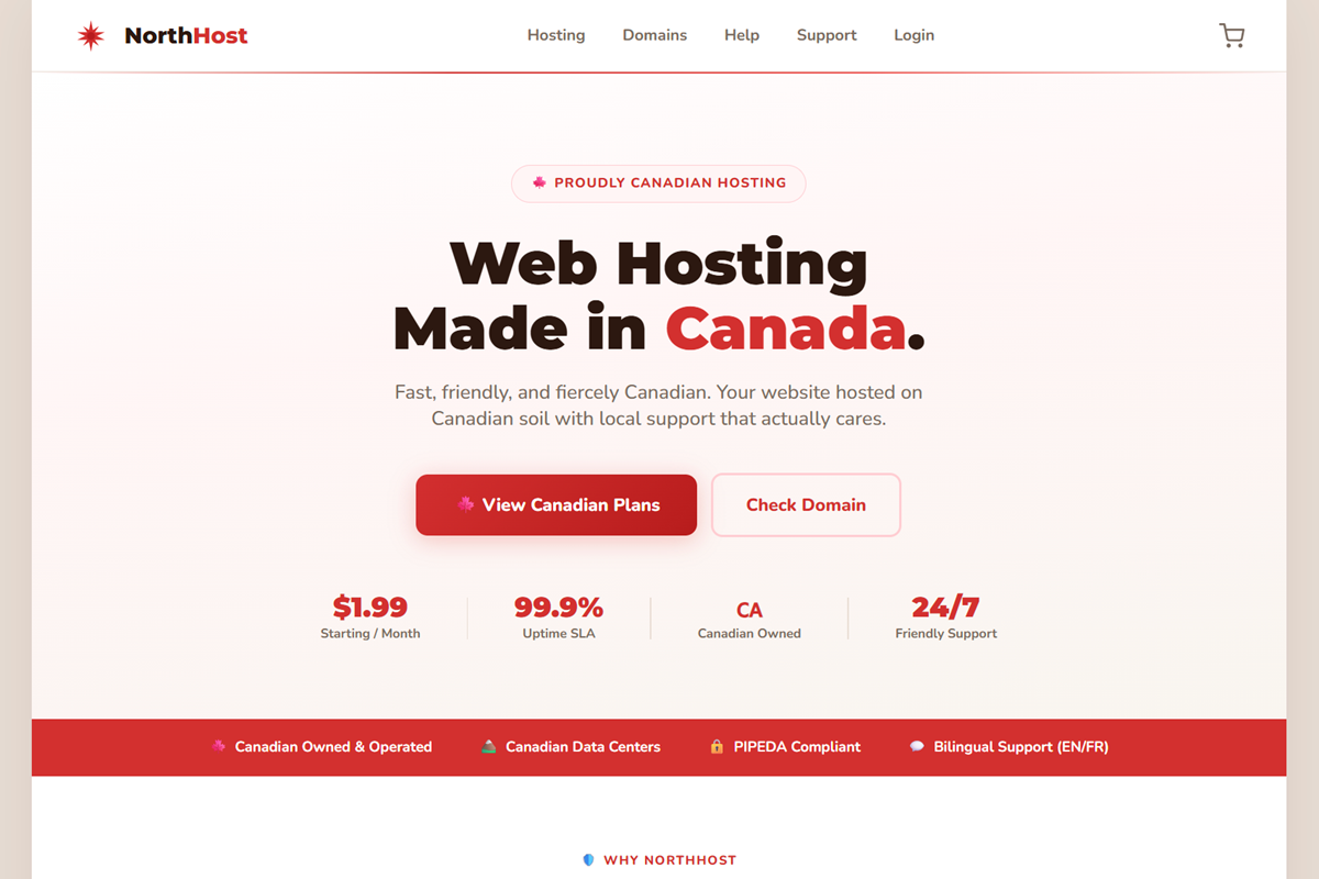 NorthHost Theme Preview